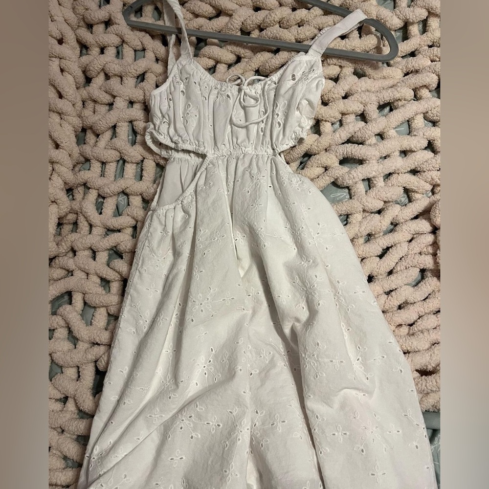 white summer dress